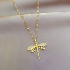 Dragonfly Pendant Necklace