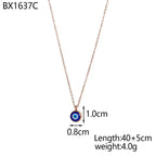 Mini Hamsa Evil Eye Necklace