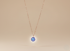 Mini Hamsa Evil Eye Necklace